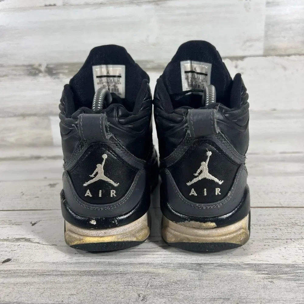 Nike Kids Jordan Flight 654262-005 Black Lace Up Sneakers‎ Size 6Y
